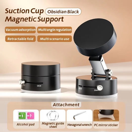 2025 Newest 360° Adjustable Vacuum Magnetic Suction Cup Phone Holder Mount