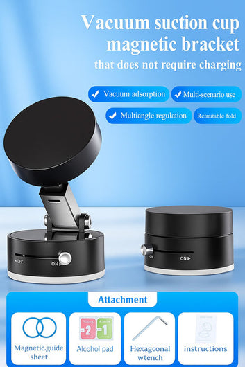 2025 Newest 360° Adjustable Vacuum Magnetic Suction Cup Phone Holder Mount