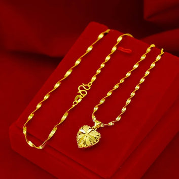 🔥Hot Sale🔥Gold Aura Heart Necklace